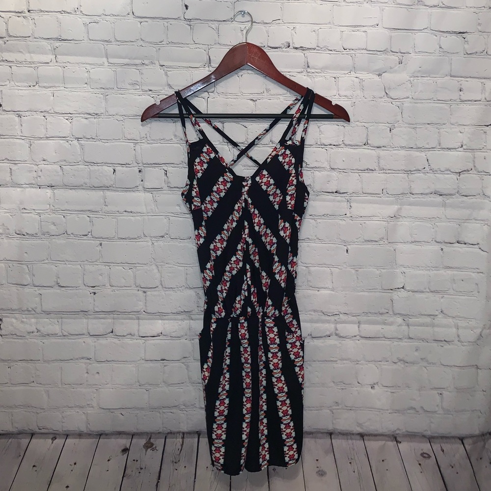 Xhilaration Black & Red Romper size XS - Picture 1 of 10